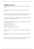 CS6400 - Exam 3&comma; 273 Questions And Answers 
