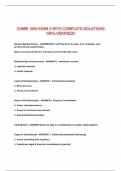 COMM 1500 EXAM 3 WITH COMPLETE SOLUTIONS 100&percnt; VERIFIED&excl;&excl;