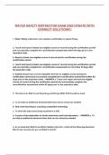 WATER SAFETY INSTRUCTOR EXAM 2025 UPDATE WITH CORRECT SOLUTIONS&excl;&excl;