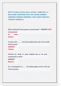 IFSTA 7th Edition Written Exam &vert; ACTUAL COMPLETE 115  REAL EXAM QUESTIONS WITH 100&percnt; RATED CORRECT  ANSWERS &lpar;VERIFIED ANSWERS&rpar; &vert; 2025 LATEST UPDATED &vert;  ALREADY GRADED A&plus; &period;