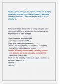 PSI FNP ACTUAL FINAL EXAM &vert; ACTUAL COMPLETE 85 REAL  EXAM QUESTIONS WITH 100&percnt; RATED CORRECT ANSWERS &lpar;VERIFIED ANSWERS &rpar; &vert; 2025 &sol;2026 BRAND NEW &sol;ALREADY  GRADED A&plus;