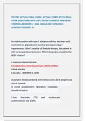 PSI FNP ACTUAL FINAL EXAM &vert; ACTUAL COMPLETE 55 REAL  EXAM QUESTIONS WITH 100&percnt; RATED CORRECT ANSWERS&lpar;  VERIFIED ANSWERS &rpar; &vert; 2025 &sol;2026LATEST UPDATED &vert;  ALREADY GRADED A&plus; &period;