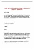 PDGA CERTIFIED RULES EXAM 2025 UPDATE WITH CORRECT ANSWERS&excl;&excl;