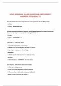 NFHS BASEBALL RULES QUESTIONS AND CORRECT ANSWERS 2025 UPDATE&excl;&excl;