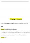 CCOU 201 Exam 4 Questions And Answers &lpar;Updated And Verified&rpar;