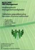 NCOI geslaagde Moduleopdracht Managementvaardigheden - duurzame inzetbaarheid - Quinn Managementrollen&comma; Jung persoonlijkheidstest&comma; Roos van Leary - Geslaagd cijfer 8&period;5 in 2025