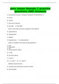 Jean Inman Domain 2 practice questions AND Answers