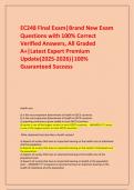  EC248 Final Exam&vert;Brand New Exam Questions with 100&percnt; Correct Verified Answers&comma; All Graded A&plus;&vert;Latest Expert Premium Update&lpar;2025-2026&rpar;&vert;100&percnt; Guaranteed Success