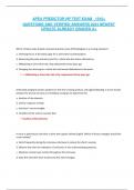 APEA PREDICTOR NP TEST EXAM   1010&plus;  QUESTIONS AND VERIFIED ANSWERS 2025 NEWEST UPDATE ALREADY GRADED A&plus;  