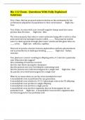 Bio 112 Exam - Questions With Fully Explained Solutions