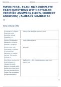 FNP590 FINAL EXAM 2025 COMPLETE  EXAM QUESTIONS WITH DETAILED  VERIFIED ANSWERS &lpar;100&percnt; CORRECT  ANSWERS&rpar; &sol;ALREADY GRADED A&plus;