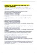 AIRWAY TEST PAPER 2025&sol;2026 QUESTIONS WITH ANSWERS GRADED A&plus;