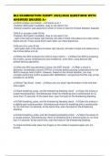 BLS EXAMINATION SCRIPT 2025&sol;2026 QUESTIONS WITH ANSWERS GRADED A&plus;