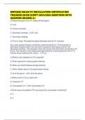 ENPHASE SOLAR PV INSTALLATION CERTIFICATION TRAINING EXAM SCRIPT 2025&sol;2026 QUESTIONS WITH ANSWERS GRADED A&plus;