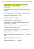 IBEC ELECTROLYSIS & LASER STATE FINAL PAPER 2025&sol;2026 QUESTIONS WITH ANSWERS GRADED A&plus;