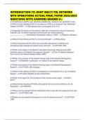 NTRODUCTION TO JOINT MULTI TDL NETWORK MTN OPERATIONS ACTUAL FINAL PAPER 2025&sol;2026 QUESTIONS WITH ANSWERS GRADED A&plus;
