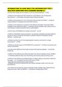 INTRODUCTION TO JOINT MULTI TDL NETWORK POST TEST 2 2025&sol;2026 QUESTIONS WITH ANSWERS GRADED A&plus;