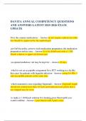  DAVITA ANNUAL COMPETENCY QUESTIONS AND ANSWERS LATEST 2025-2026 EXAM UPDATE