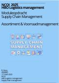 NCOI module Supply Chain Management - HBO Logistics Management 2025 - Geslaagd cijfer 8&period;5