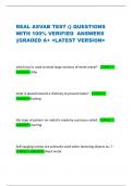 REAL ASVAB TEST QUESTIONS WITH 100&percnt; VERIFIED ANSWERS &vert;&vert;GRADED A&plus; <LATEST VERSION>