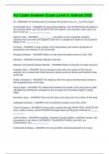 Air Cadet Aviation Exam Level 4 -Solved 2025