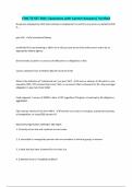 FDIC TE SET 500 &vert; Questions with Correct Answers&vert; Verified