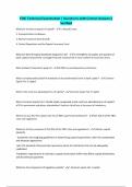 FDIC Technical Examination &vert; Questions with Correct Answers&vert; Verified
