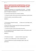 DOULA CERTIFICATION EXPERT RATING &lpar;ACTUAL 2025&sol;2026&rpar; QUESTIONS AND ANSWERS LATEST VERSION