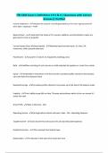 FIN 3403 Exam 1 Definitions CH 3 & 4 &vert; Questions with Correct Answers&vert; Verified