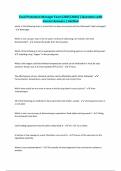 Food Protection Manager Exam &lpar;2025&sol;2026&rpar; &vert; Questions with Correct Answers &vert; Verified