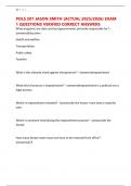 POLS 207 JASON SMITH &lpar;ACTUAL 2025&sol;2026&rpar; EXAM 1 QUESTIONS VERIFIED CORRECT ANSWERS