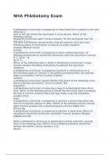 NHA Phlebotomy Exam with 100% correct answers 2025