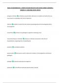 NURS 172 MICROBIOLOGY &vert; COMPLETE QUESTIONS WITH 100&percnt; RATED CORRECT ANSWERS &vert;  GRADED A&plus; &vert; 2025&sol;2026 LATEST UPDATE