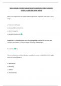 NURS 172-EXAM 4 &vert; COMPLETE QUESTIONS WITH 100&percnt; RATED CORRECT ANSWERS &vert;  GRADED A&plus; &vert; 2025&sol;2026 LATEST UPDATE 