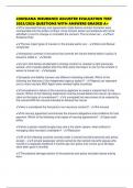 LOUISIANA INSURANCE ADJUSTER EVALUATION TEST 2025&sol;2026 QUESTIONS WITH ANSWERS GRADED A&plus;