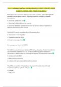 PACKAGE DEAL FOR FAC-C Certification Exam Notes &vert; 128 &comma;134 & 984  REAL EXAM QUESTIONS WITH 100&percnt; RATED CORRECT ANSWERS &vert; 100&percnt; VERIFIED &vert; GRADED A 