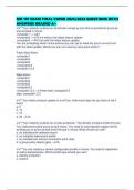 MD 101 EXAM FINAL PAPER 2025&sol;2026 QUESTIONS WITH ANSWERS GRADED A&plus;
