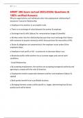 HRMT 386 Exam &lpar;actual 2025&sol;2026&rpar; Questions & 100&percnt; verified Answers