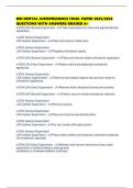 MN DENTAL JURISPRUDENCE FINAL PAPER 2025&sol;2026 QUESTIONS WITH ANSWERS GRADED A&plus;