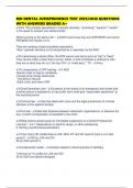 MN DENTAL JURISPRUDENCE TEST 2025&sol;2026 QUESTIONS WITH ANSWERS GRADED A&plus;