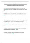 MEGA MARKETING EXAM STUDY GUIDE &vert;RELIAS MEGA STUDY GUIDE EXAM CONTAINING  367 QUIZZES WITH CORRECT SOLUTIONS 2025-2026 LATEST UPDATE