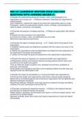 NSG 441 LEADERSHIP MIDTERM EXAM 2025&sol;2026 QUESTIONS WITH ANSWERS GRADED A&plus;