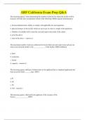 ARF California Exam Prep Q&A