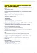 NUR 8022 EXAM STUDY GUIDE 2025&sol;2026 QUESTIONS WITH ANSWERS GRADED A&plus;