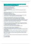 NURS 534 ADVANCED PHYSIOLOGY EXAM SCRIPT 2025&sol;2026 QUESTIONS WITH ANSWERS GRADED A&plus;