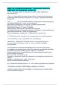 NURS 534 ADVANCED PHYSIOLOGY FINAL PAPER 2025&sol;2026 QUESTIONS WITH ANSWERS GRADED A&plus;