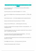 Minnesota Permit Test &vert; Questions with Verified Solutions &vert; 100&percnt; Correct