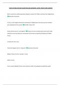 WAPS TESTING FOR SSGT QUESTIONS AND ANSWERS&vert; LATEST UPDATE 100&percnt; VERIFIED