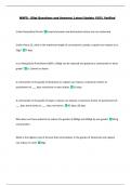 WAPS - SSgt Questions and Answers&vert; Latest Update 100&percnt; Verified 