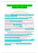 FEMA is800d FINAL EXAM&comma; FEMA is800d FINAL EXAM